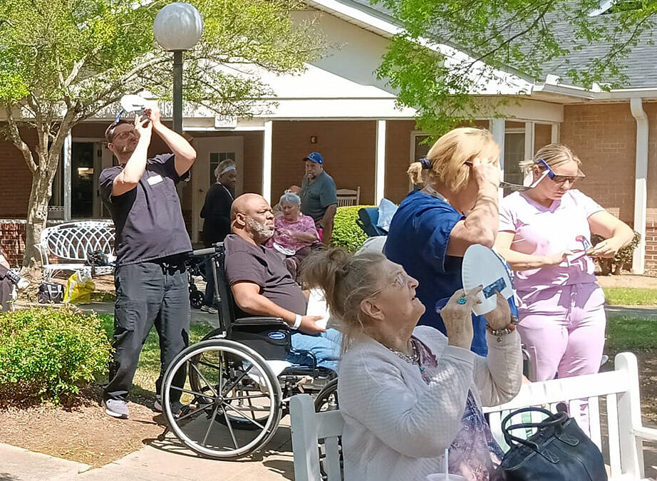 Southpointe Healthcare and Rehabilitation Hosts Unforgettable Eclipse Party for Residents and Staff